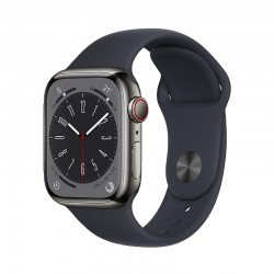 Apple watch series 8 - GPS+Cellular - 41mm - acciaio grafite