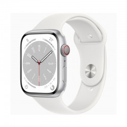 Apple watch series 8 - GPS+Cellular - 45mm - argento