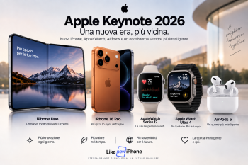 Apple Keynote 2026: iPhone Duo pieghevole, iPhone 18 Pro e tutte le novità